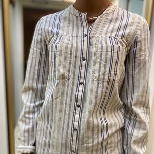 Madewell cotton long sleeve top NWT
